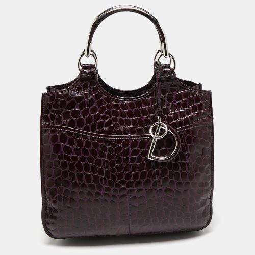 Croc Embossed Patent Leather 61 Tote - Dior - Modalova