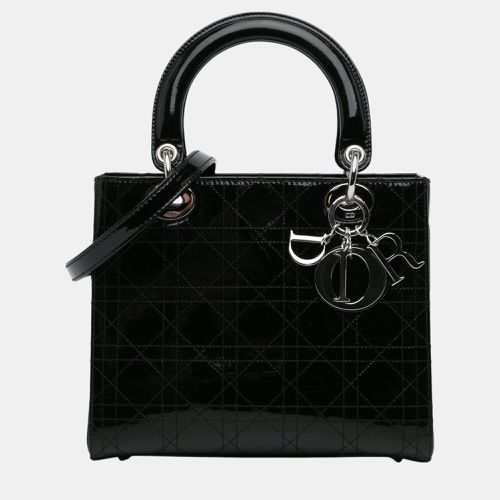 Medium Patent Cannage Stitched Lady - Dior - Modalova