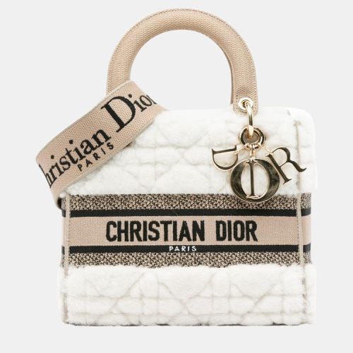 Medium Shearling Cannage Lady D-Lite - Dior - Modalova