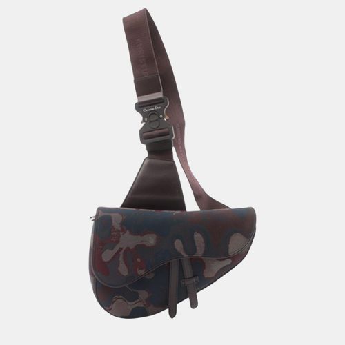 Peter Doig Canvas Camouflage Saddle Crossbody - Dior - Modalova