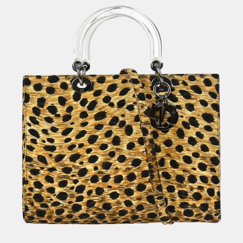 Christian Dior Yellow Cheetah Lady Dior Handbag - Dior - Modalova