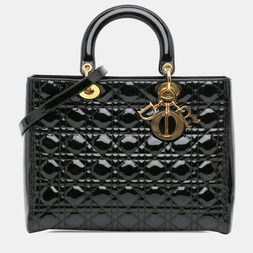 Large Patent Cannage Lady - Dior - Modalova