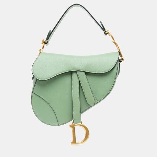 Dior Green Mini Leather Saddle - Dior - Modalova