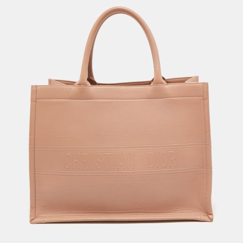 Dusty Leather Medium Book Tote - Dior - Modalova