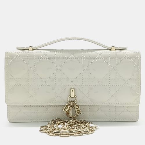 Dior White Patent Leather Patent My Mini Bag - Dior - Modalova