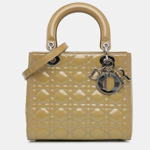 Patent Leather Medium Patent Cannage Lady Bag - Dior - Modalova