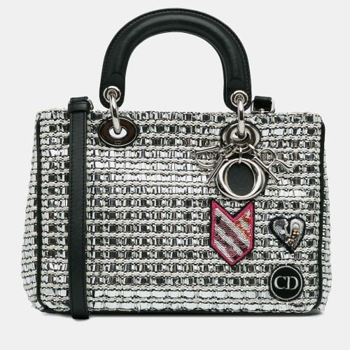 Silver Small Tweed Patch issimo Tote - Dior - Modalova