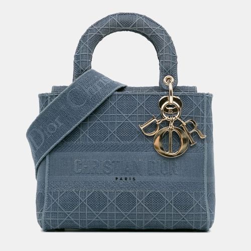 Canvas Medium Cannage Lady D-Lite Bag - Dior - Modalova