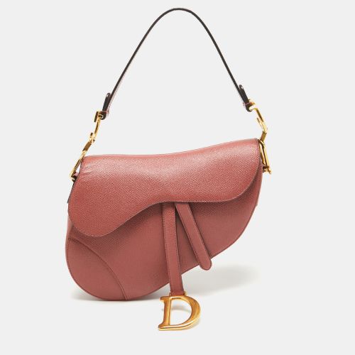 Dior Pink Leather Saddle Bag - Dior - Modalova