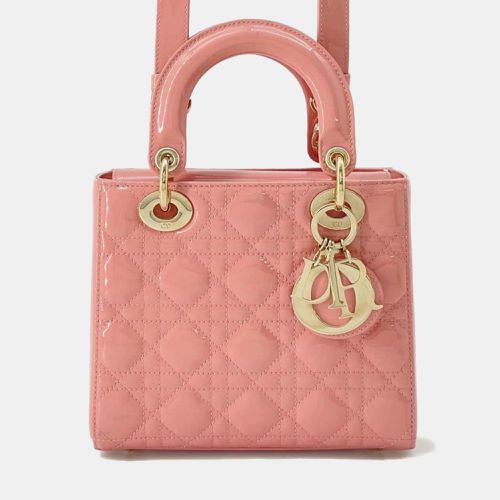 Christian Dio Lady Cannage Small Patent Handbag - Dior - Modalova