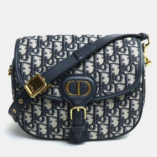 Christian Dior Navy Beige Bobby Medium Shoulder Bag - Dior - Modalova