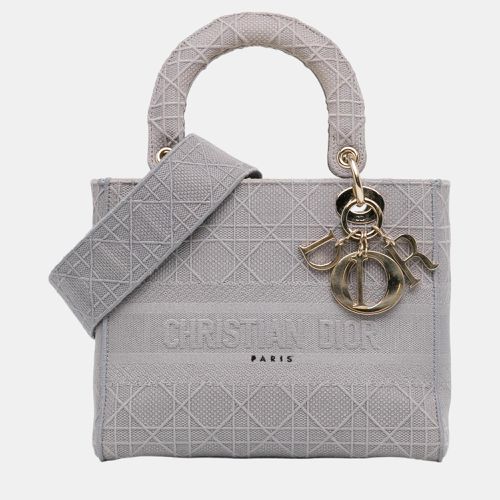 Dior Grey Medium Cannage Lady D-Lite - Dior - Modalova