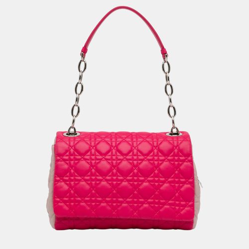 Dior Pink Lambskin Cannage Soft Flap - Dior - Modalova