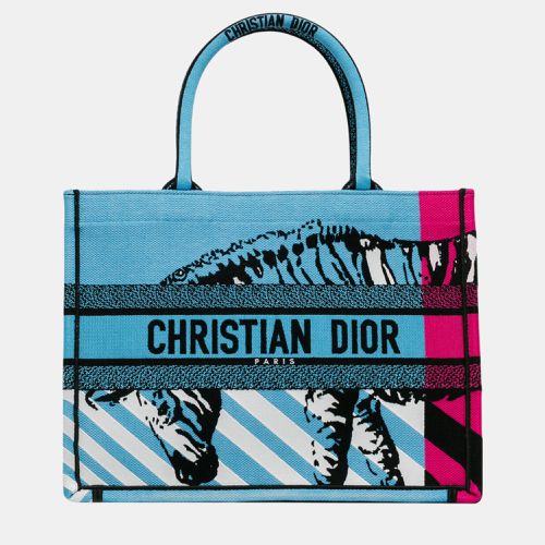 Dior Blue Medium D-Jungle Pop Book Tote - Dior - Modalova