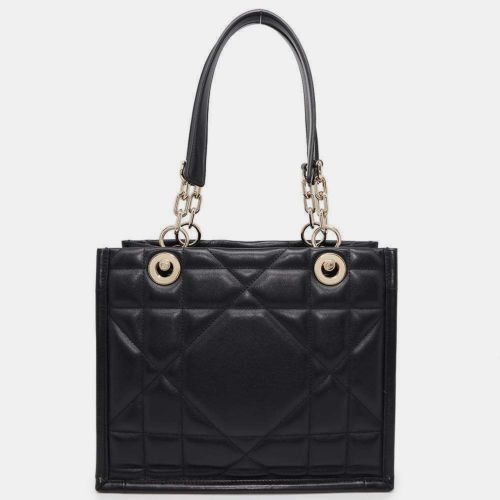 Dior Black Leather Archi Cannage Essential Small Tote Bag - Dior - Modalova