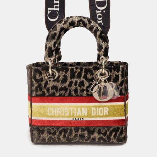 Dior Leopard Medium Lady D-Lite Handbag - Dior - Modalova