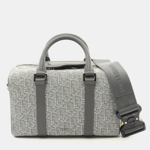 Dior Gray Canvas Leather Lingot 26 Handbag - Dior - Modalova