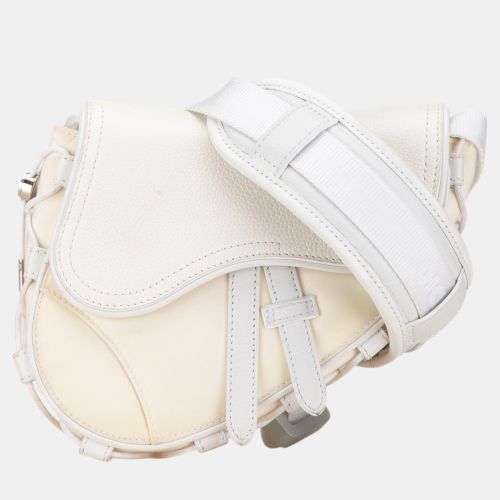 Sacai Technical Fabric and Leather Saddle Bag - Dior - Modalova