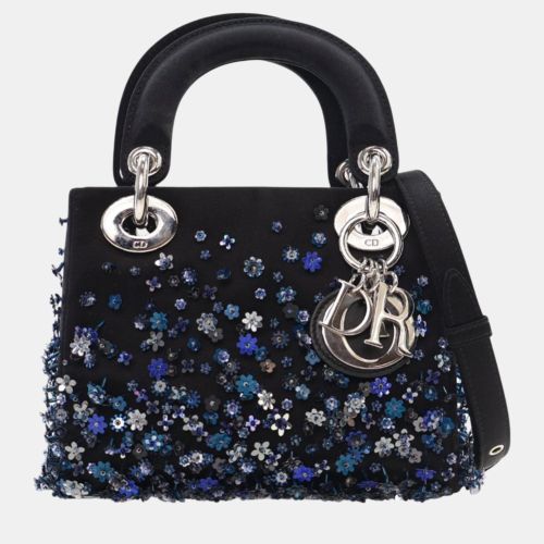 Beaded Satin Mini Lady Bag - Dior - Modalova