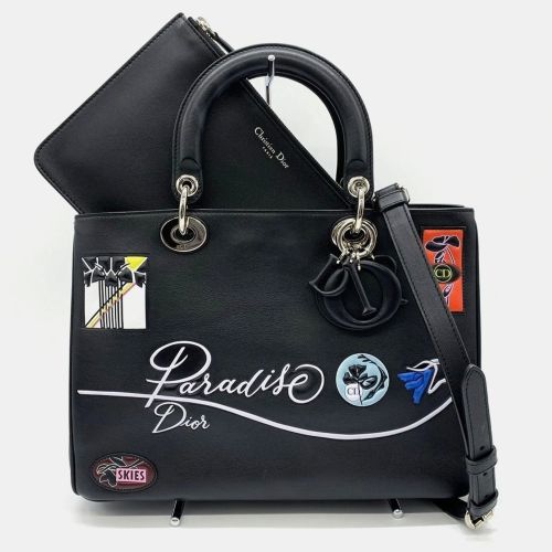 Christian Dior Black Leather Diorissimo Handbag - Dior - Modalova