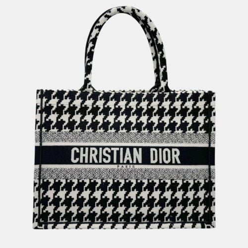 White Canvas Book Tote Medium Tote Bag - Dior - Modalova