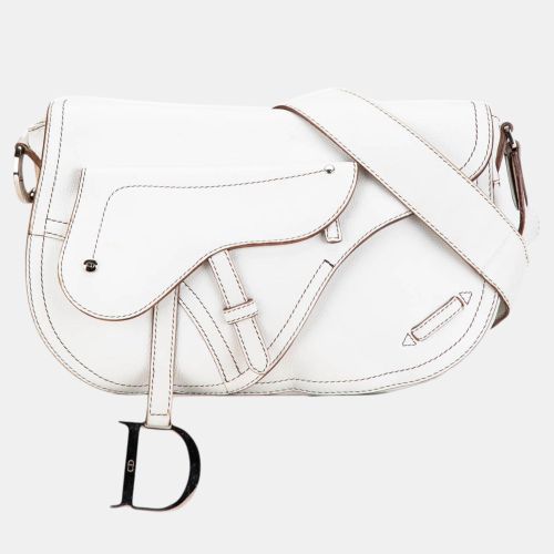 Calfskin Double Saddle Crossbody - Dior - Modalova