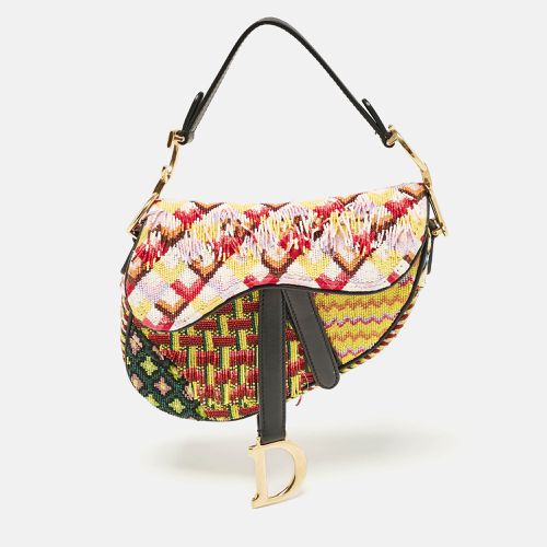 Dior Multicolor Beaded Mini Saddle Bag - Dior - Modalova