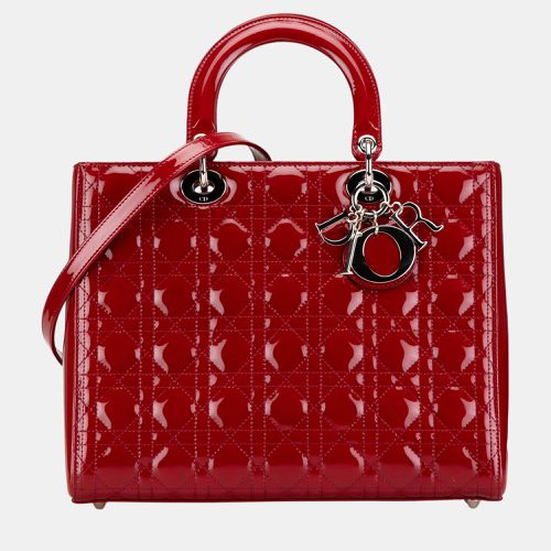 Large Patent Cannage Lady - Dior - Modalova