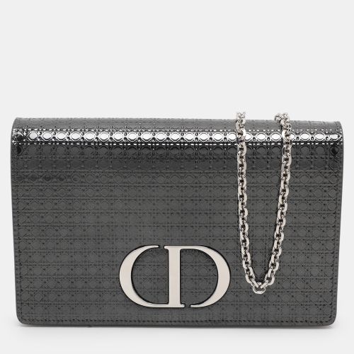 Micro Cannage Patent Leather 2in1 30 Montaigne Pouch Bag - Dior - Modalova