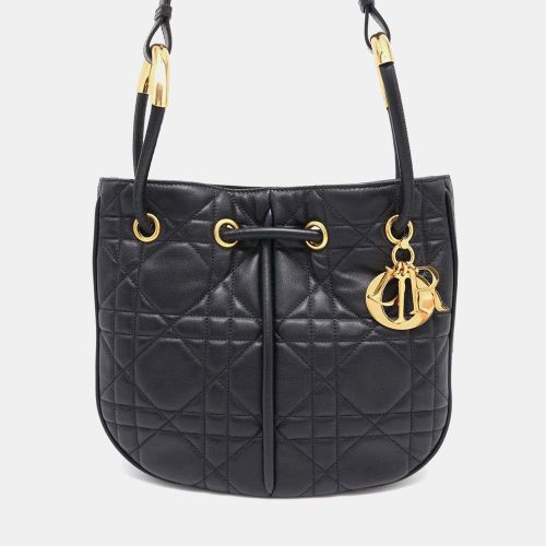 Leather Medium Nolita Cannage Shoulder Bag - Dior - Modalova