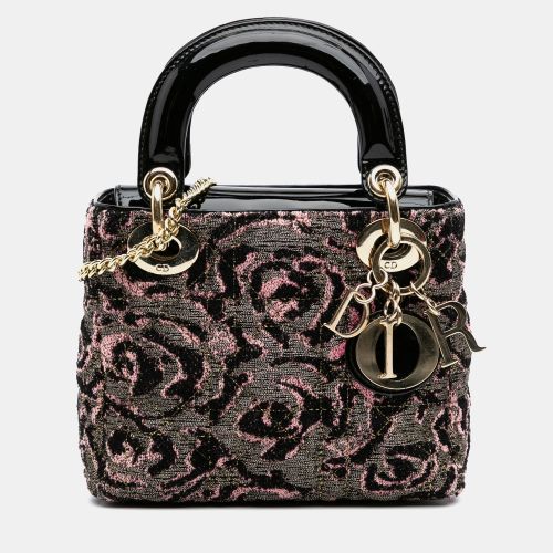 Pink Mini Tweed Rose Embroidered Lady - Dior - Modalova