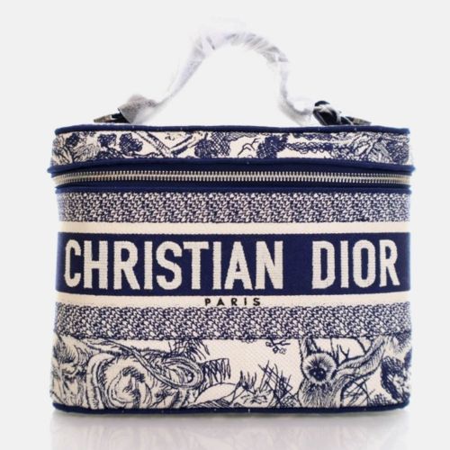 Dior Diortravel Vanity Case Toile de Jouy Canvas Bag - Dior - Modalova
