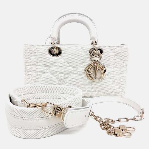 Lady D-Joy Medium Fabric Top Handle Bag - Dior - Modalova