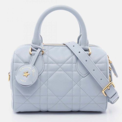 Christian Dior Dior Groove 20 Macrocannage Handbag Leather Blue - Dior - Modalova