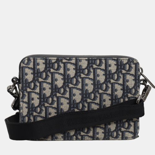 Oblique Zipped with Strap Pouch Crossbody Bag - Dior - Modalova