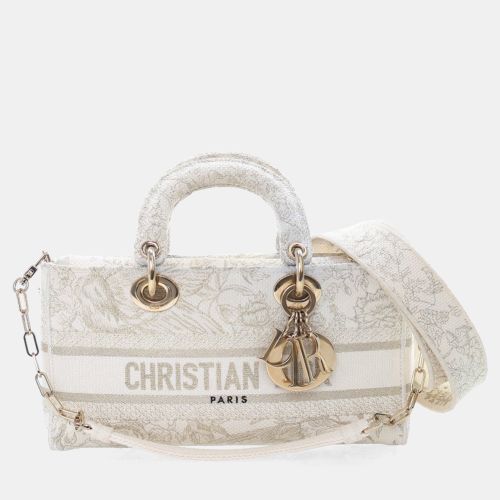 Dior Medium Canvas Embroidered Jardin D'Hiver Lady D-Joy - Dior - Modalova