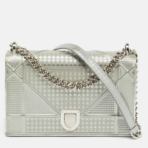 Ama Medium Microcannage Patent Leather Shoulder Bag - Dior - Modalova