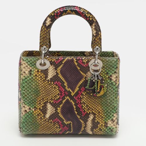 Lady Medium Python Leather Tote - Dior - Modalova
