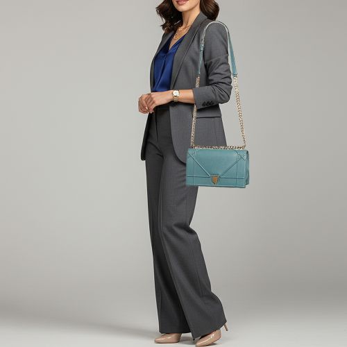 Ama Medium Light Leather Shoulder Bag - Dior - Modalova