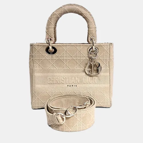 D-Lite Medium Fabric Top Handle Bag - Dior - Modalova