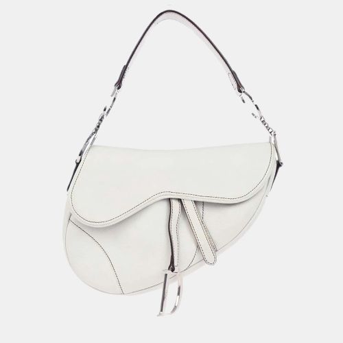 Christian Saddle Small Leather Shoulder Bag - Dior - Modalova
