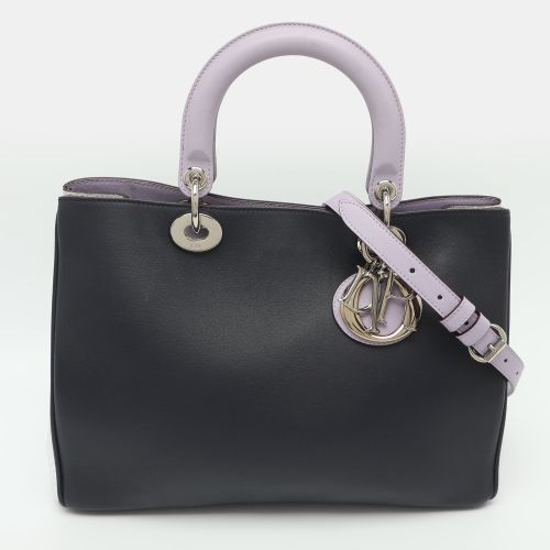 Issimo Medium /Silver Leather and Python Tote - Dior - Modalova