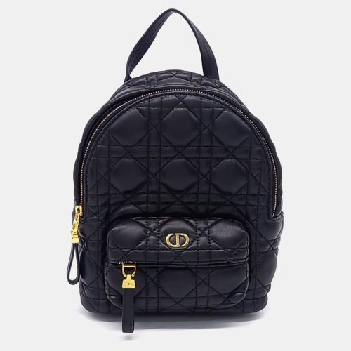 Mini Cannage Leather Backpack Bag - Dior - Modalova