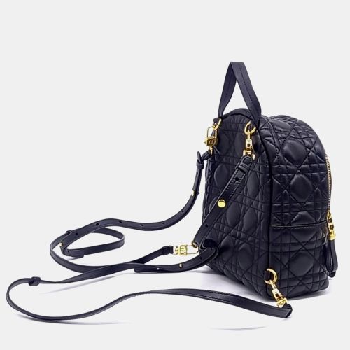 Mini Cannage Leather Backpack Bag - Dior - Modalova