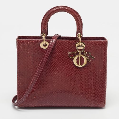 Lady Large Python Tote - Dior - Modalova