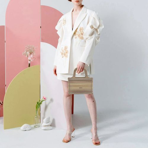 Book Mini Embroidered Stripes Canvas Tote - Dior - Modalova
