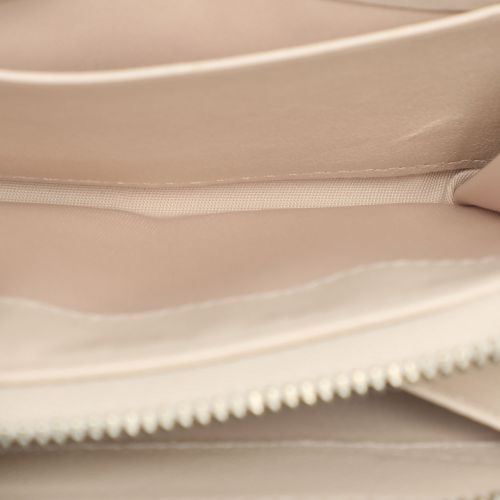 Ling Light /Light Beige Leather Compact Wallet - Dior - Modalova