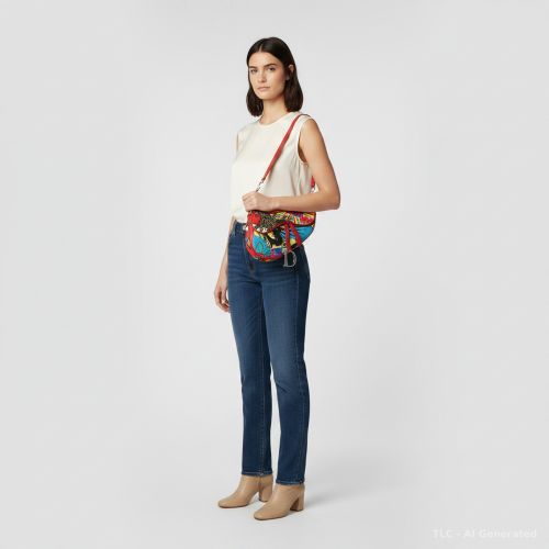 Bob Marley Saddle Fabric Bag - Dior - Modalova