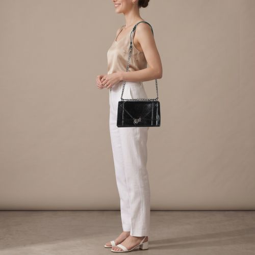 Ama Deep Medium Crackle Leather Shoulder Bag - Dior - Modalova