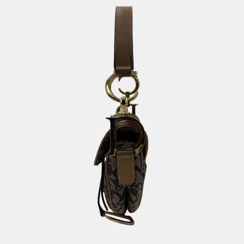 Saddle Medium Oblique Canvas Leather Shoulder Bag - Dior - Modalova